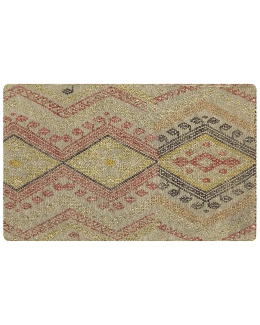 Turkish Kilim Pillow Case - Multicolor, Wool