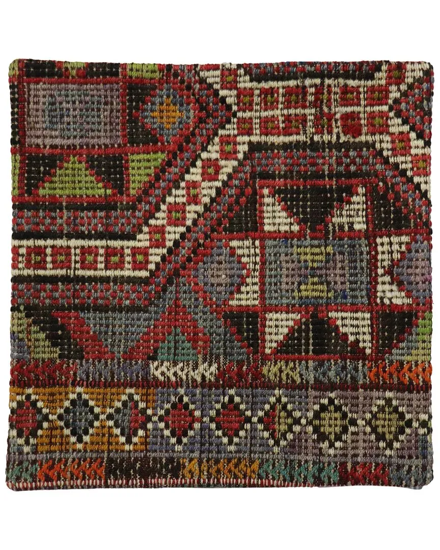 Turkish Kilim Pillow Case - Multicolor, Wool
