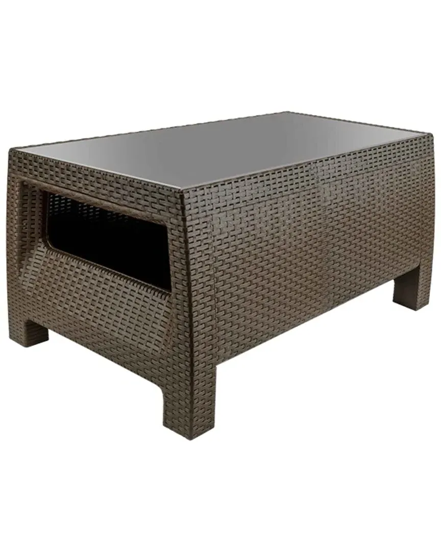 Plastique Coffee Table - Brown image