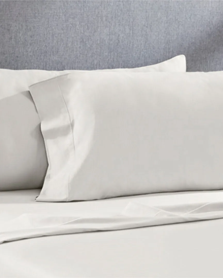 1200 Thread Count Sateen 4pc Sheet Set - Ivory, Cotton image