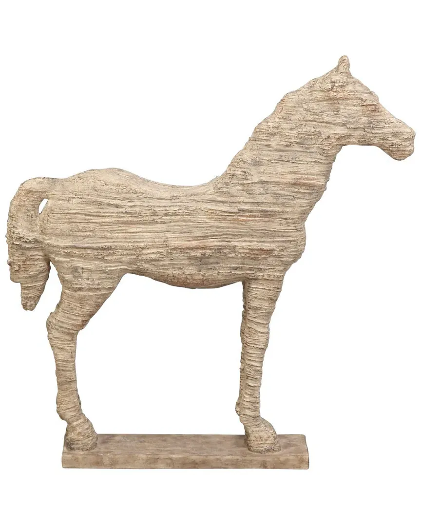 12in Horse Figurine - Natural image