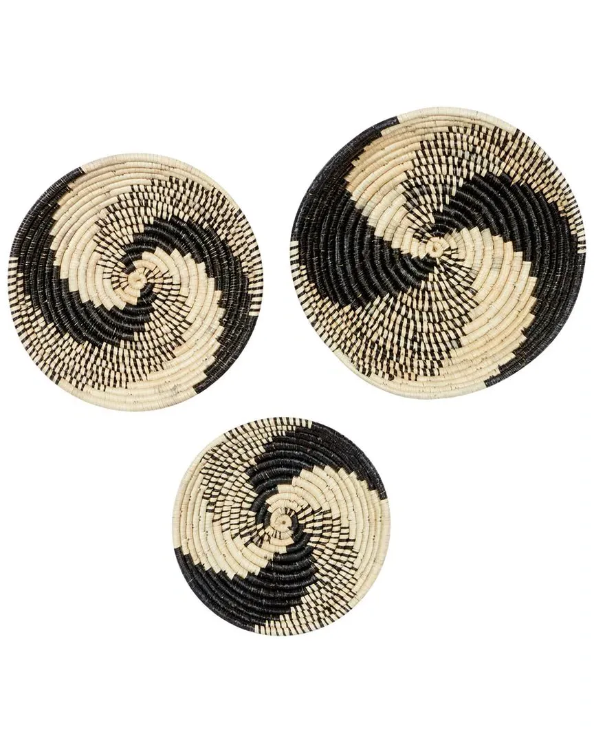 3pc Boho Wall Decor - Black