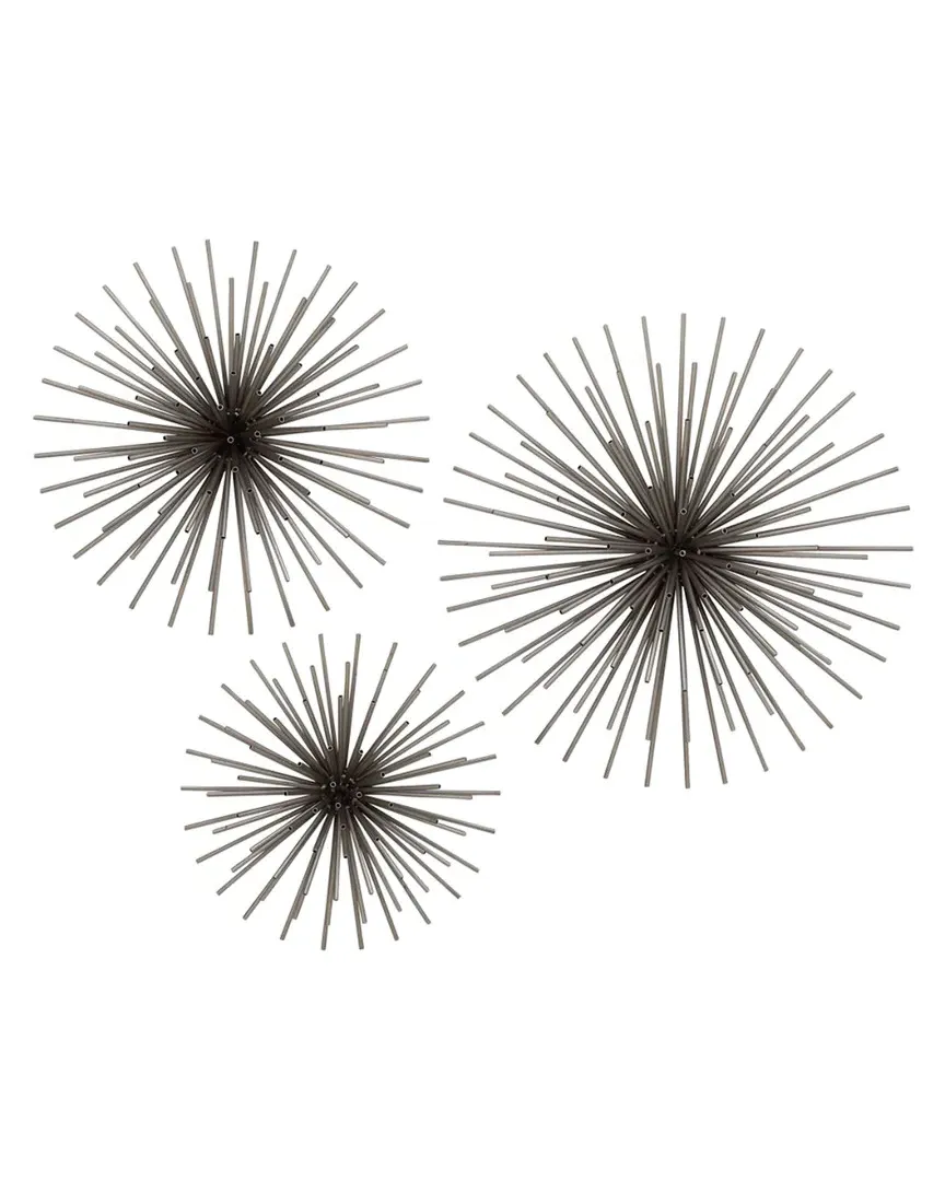 3pc Millennium Metal Tube Wall Decor