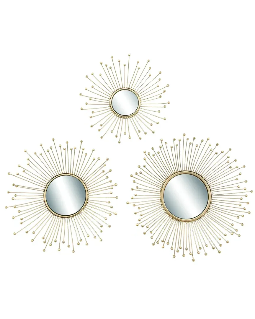 3pc Wall Decor - Gold image