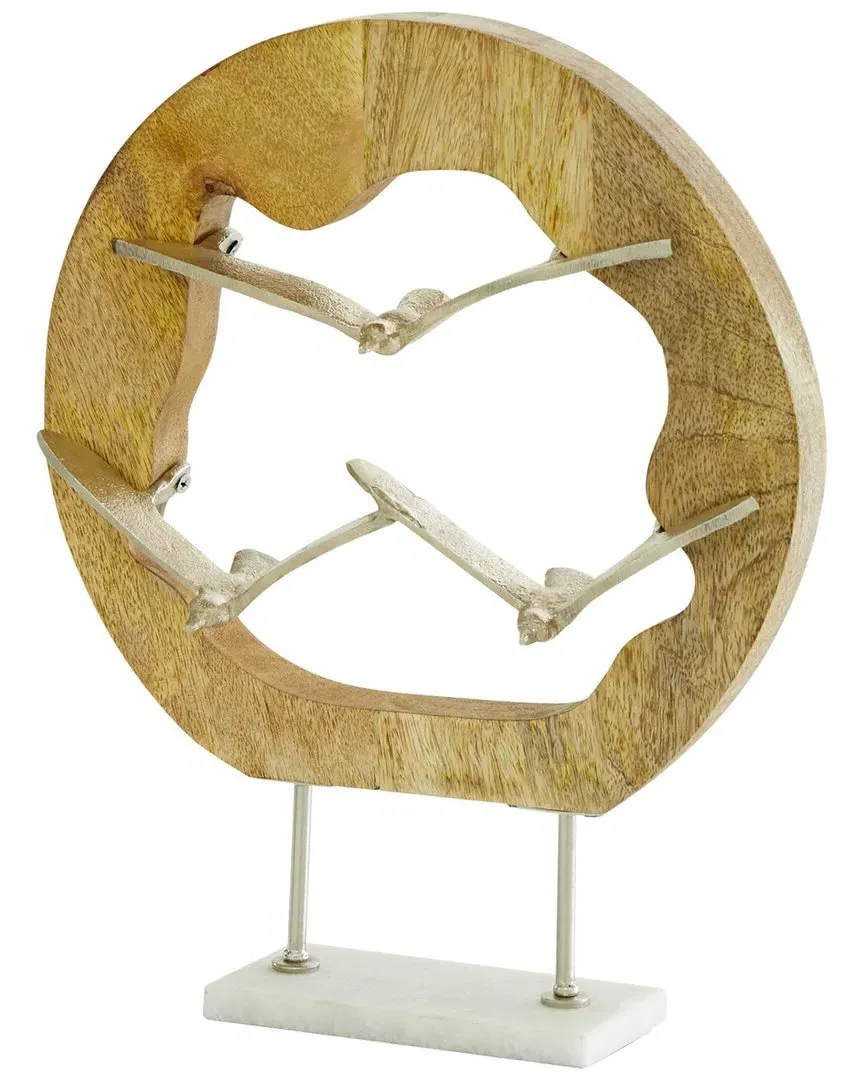 Abstract Sculpture - Brown, Metal