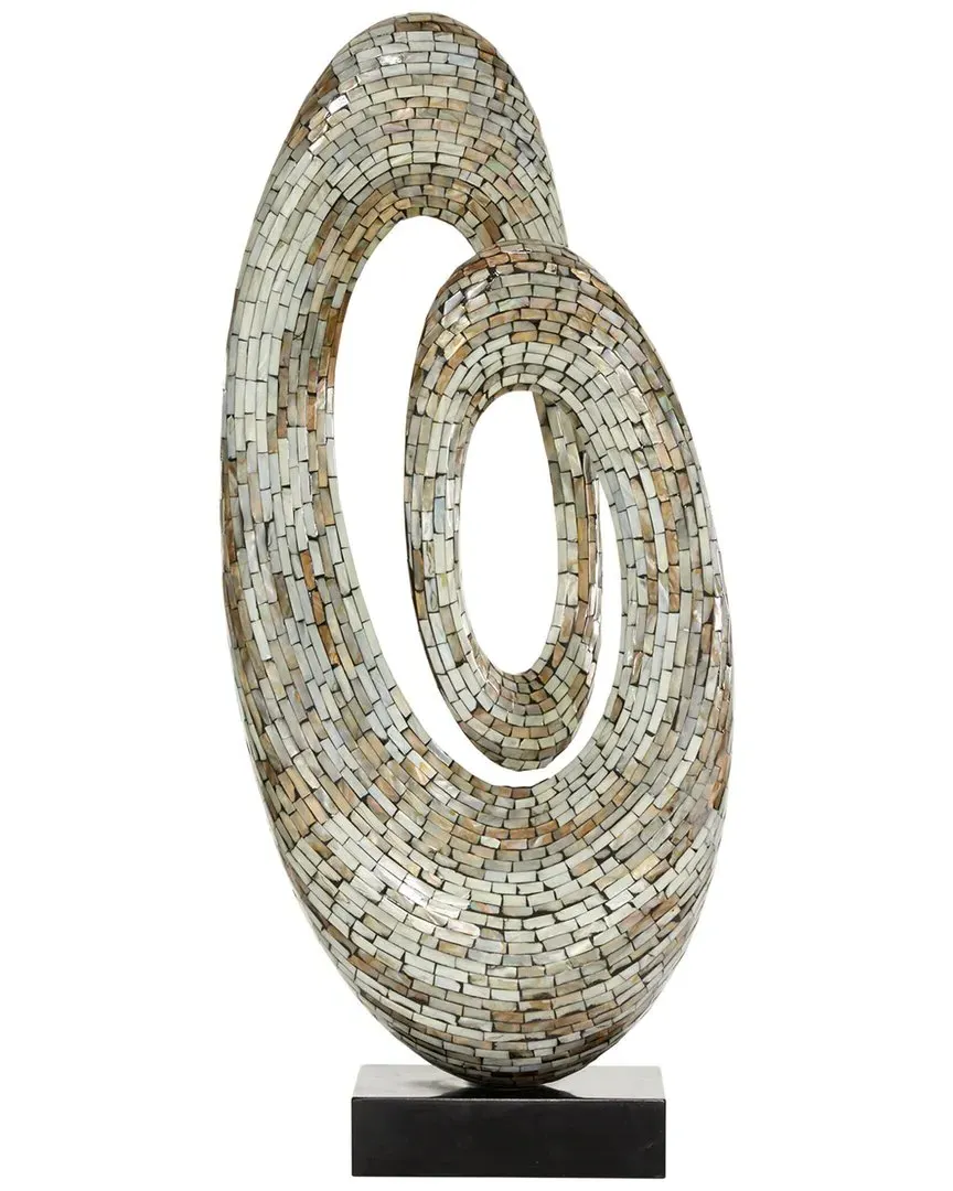 Abstract Sculpture - Gray, Mother of Pearl image