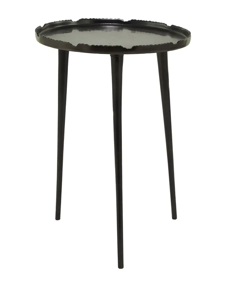 Aluminum Accent Table with Tray Top - Black image