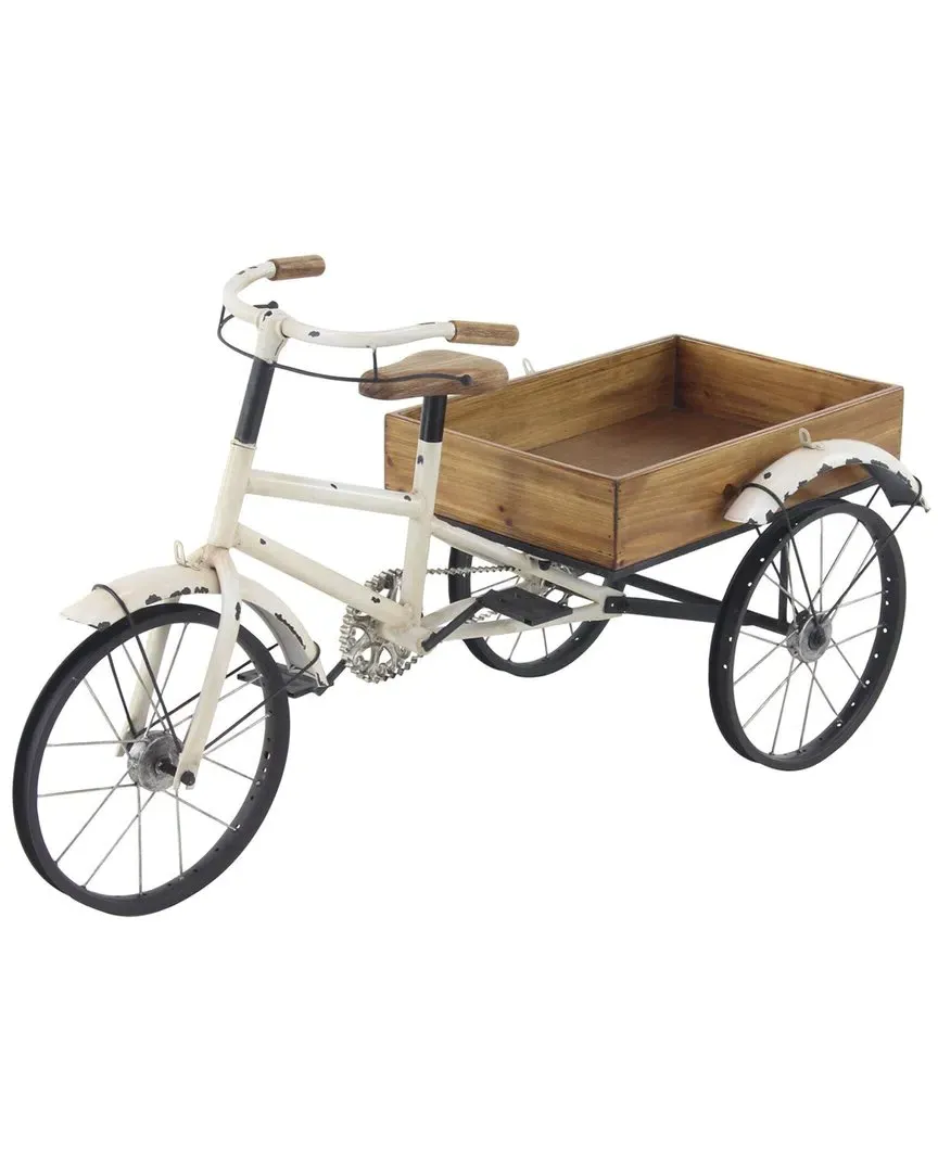 Bike Plant Stand Indoor/Outdoor - White, Iron image