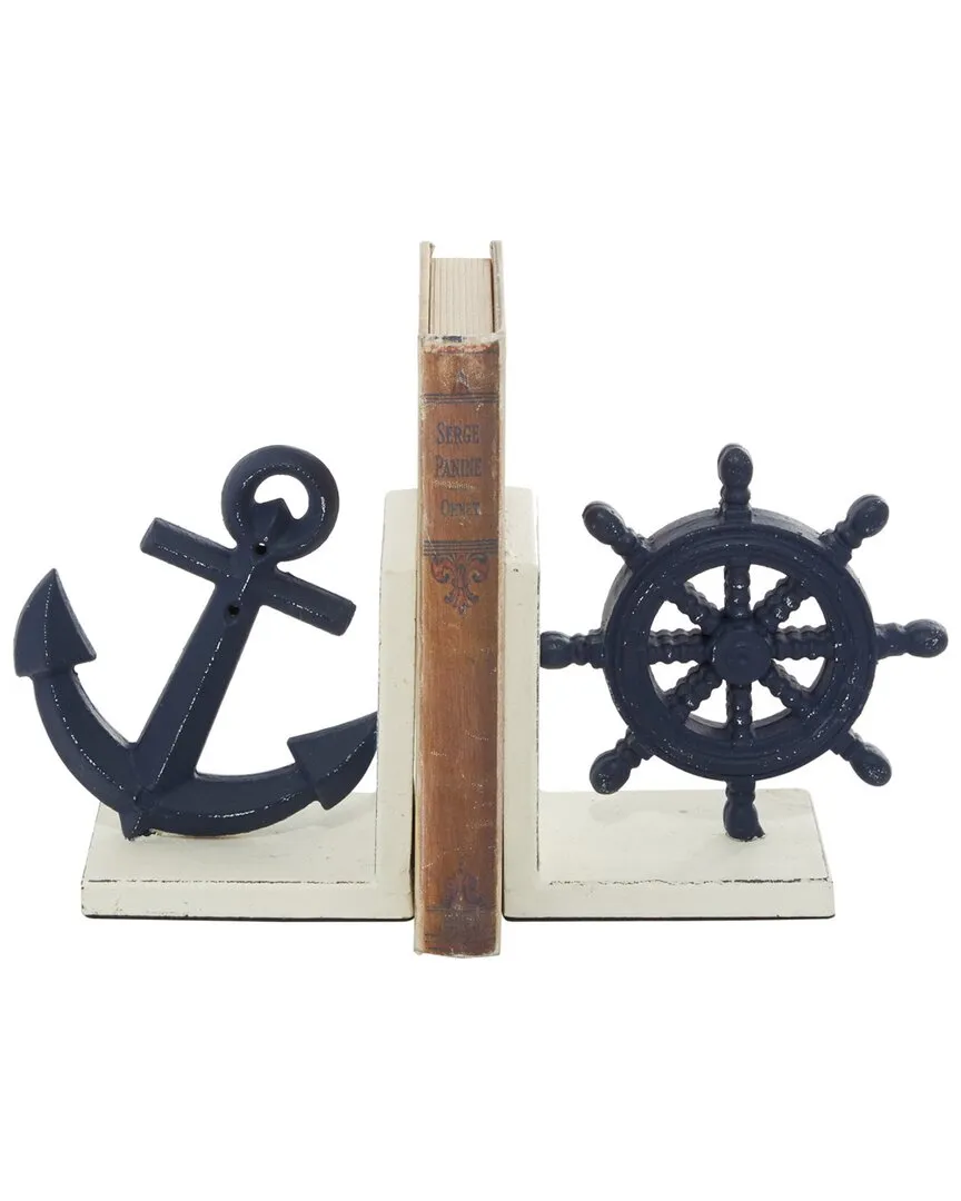 Blue Coastal Bookends - Metal image
