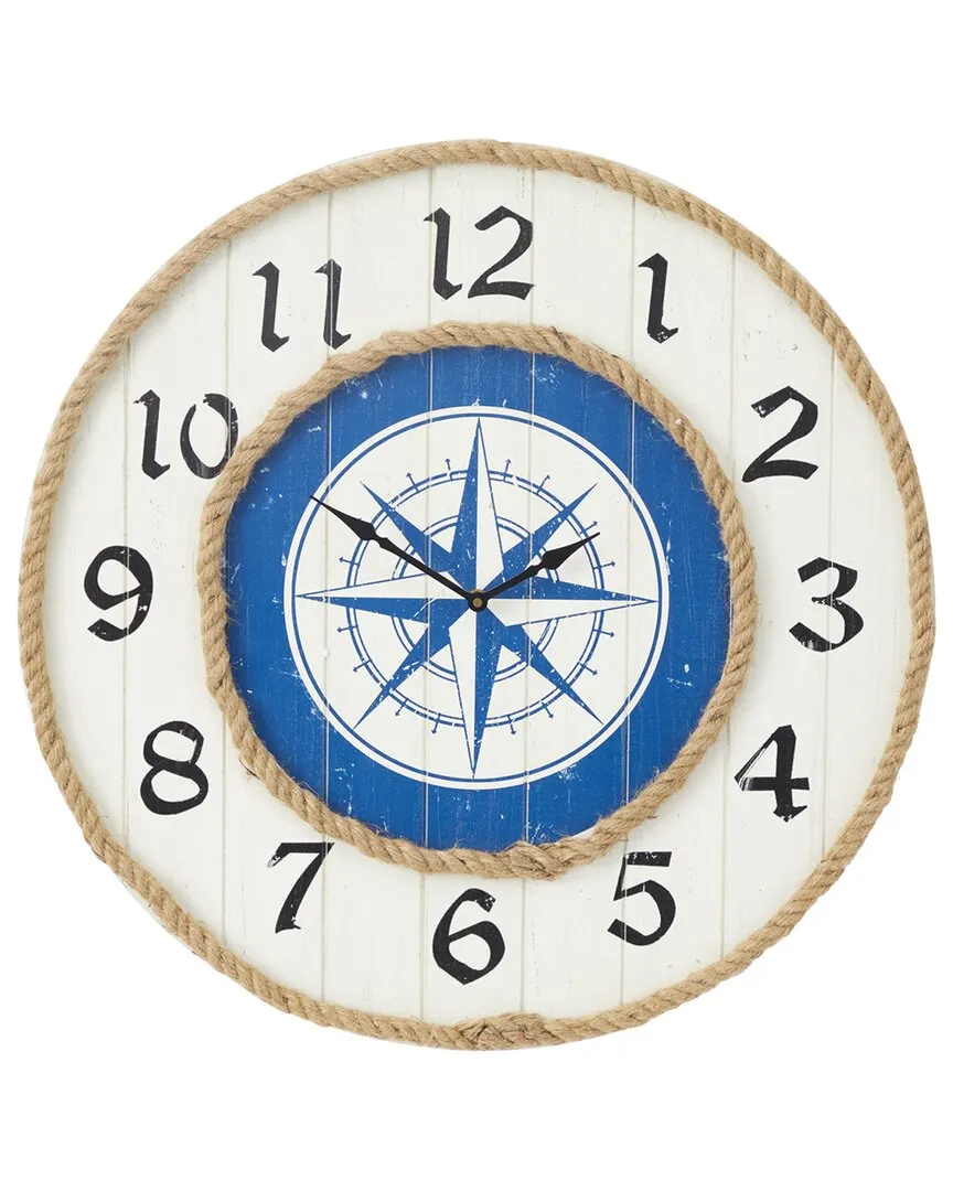 Blue Miff Nautical Wall Clock