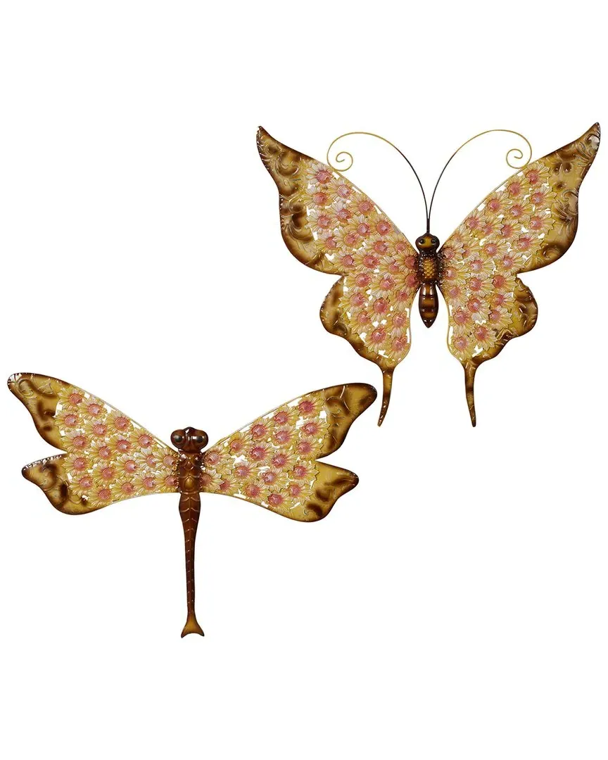 Blue Wood Coastal Abstract Framed 2pc Wall Art Set image