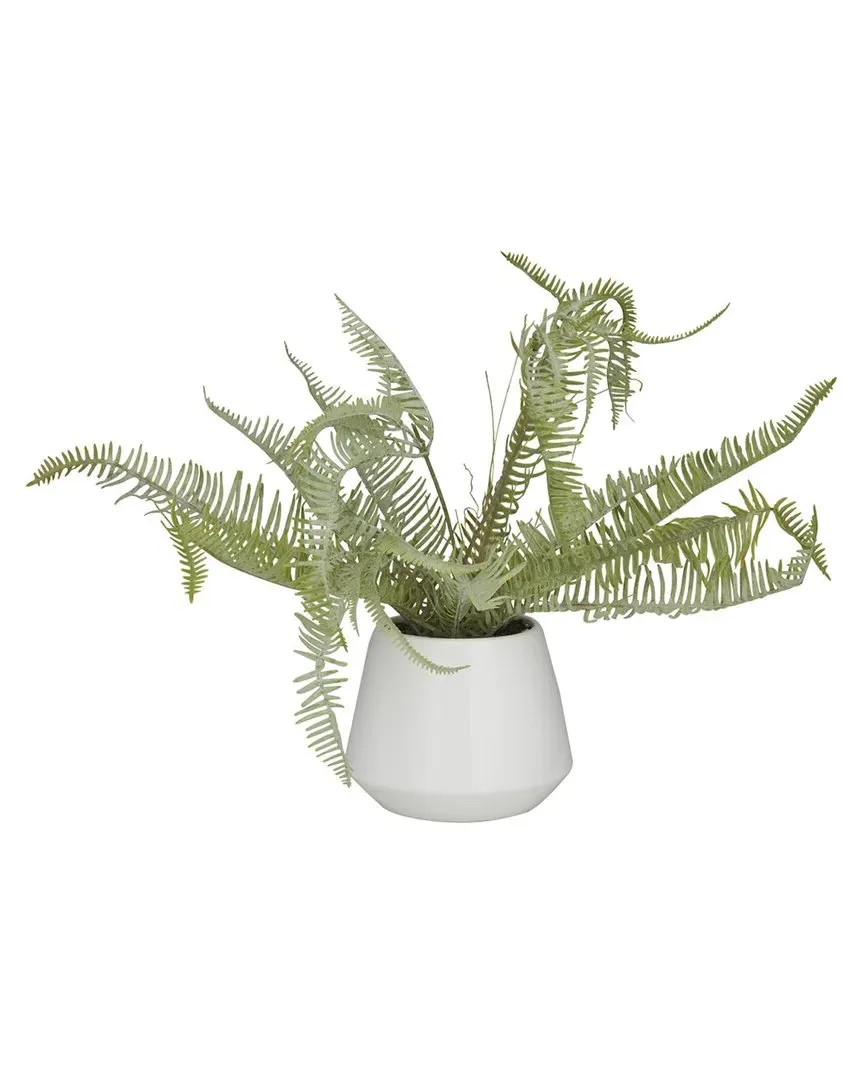 Ceramic Artificial Foliage - White image