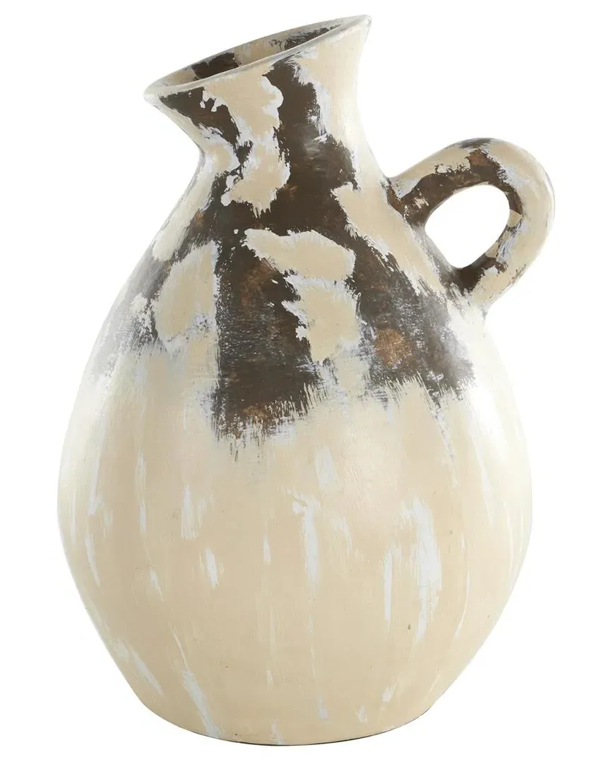 Ceramic Decorative Vase - Cream