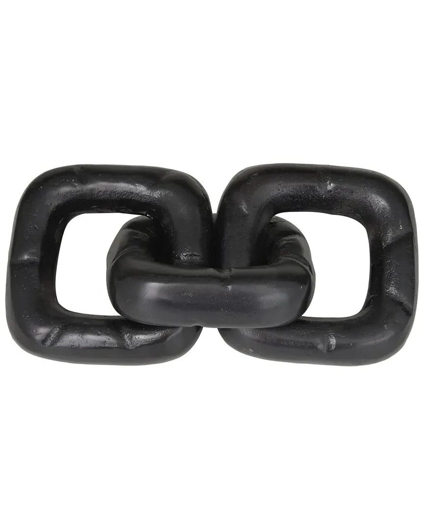 Chain Decorative Sculpture - Black, Aluminum image