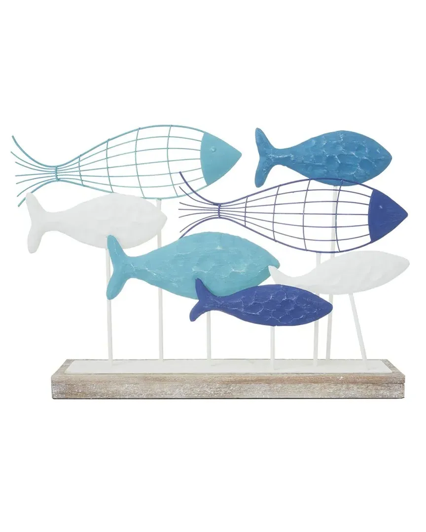 Coastal Sculpture - Blue, Iron image