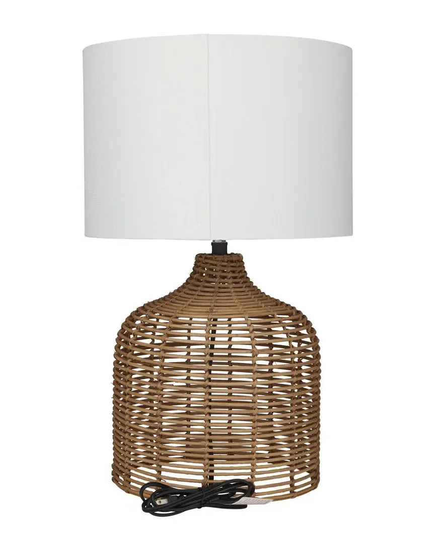Coastal Table Lamp - Brown, Rattan image