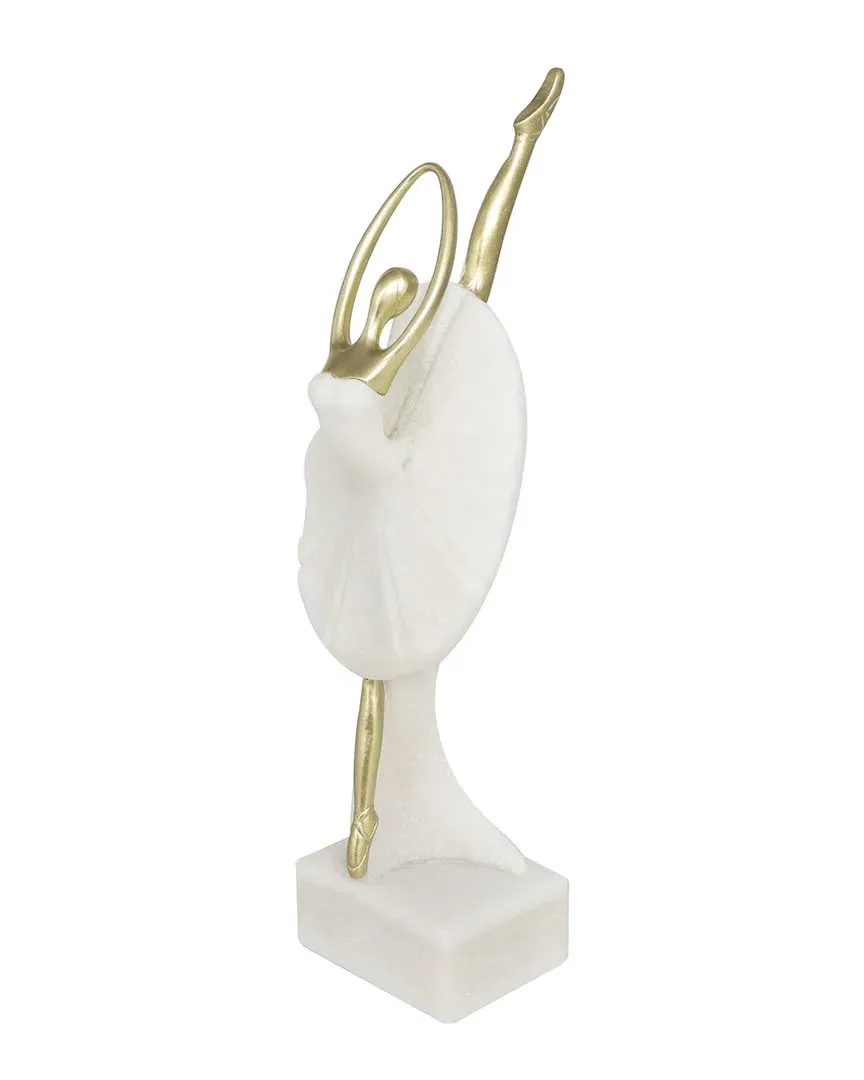 Dancer Ballet Sculpture - Cream, Polystone image