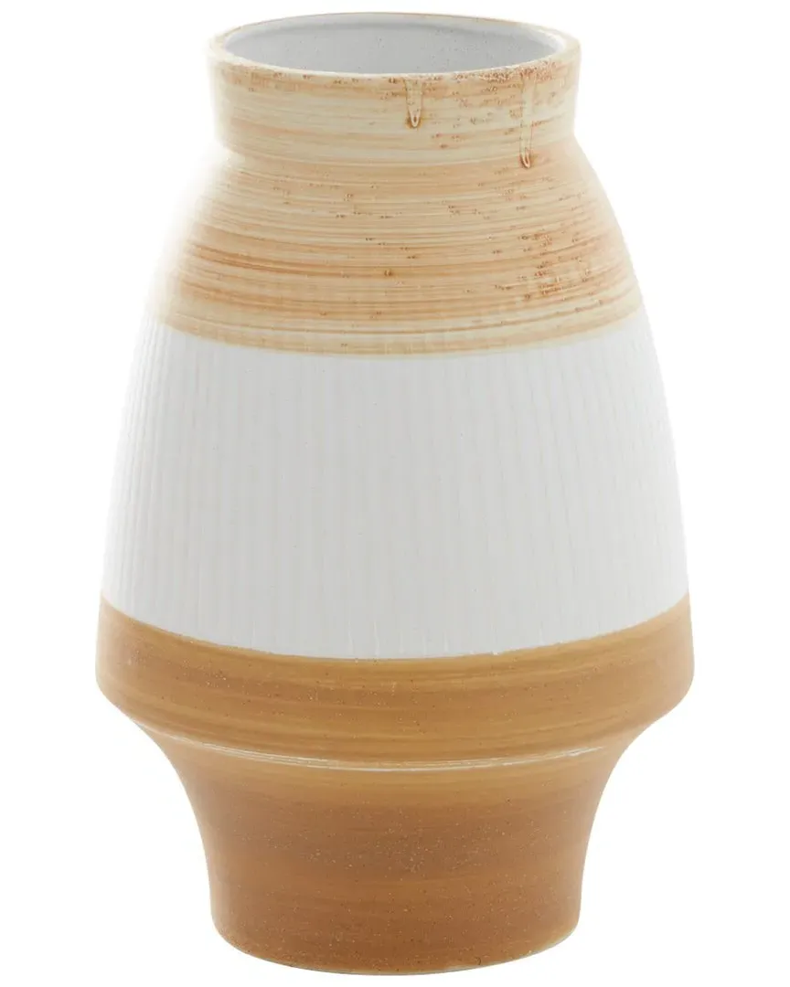 Decorative Vase - Brown Ceramic, Terracotta