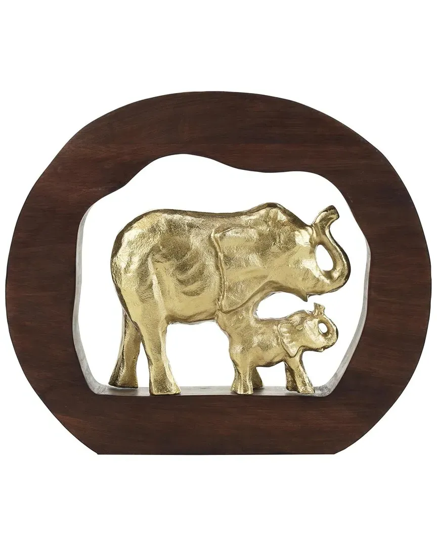 Elephant Decorative Sculpture - Gold, Aluminum image