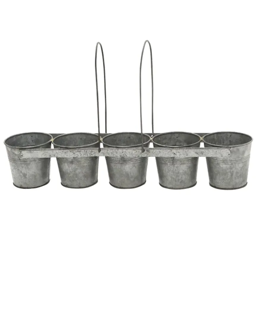 Farmhouse 5-Pail Planter - Iron Gray image