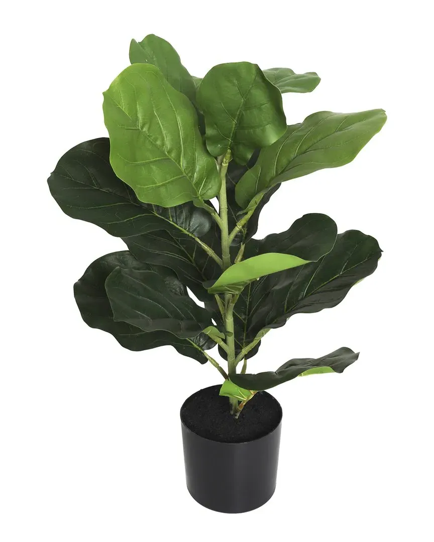 Fiddle Leaf Artificial Plant - Green