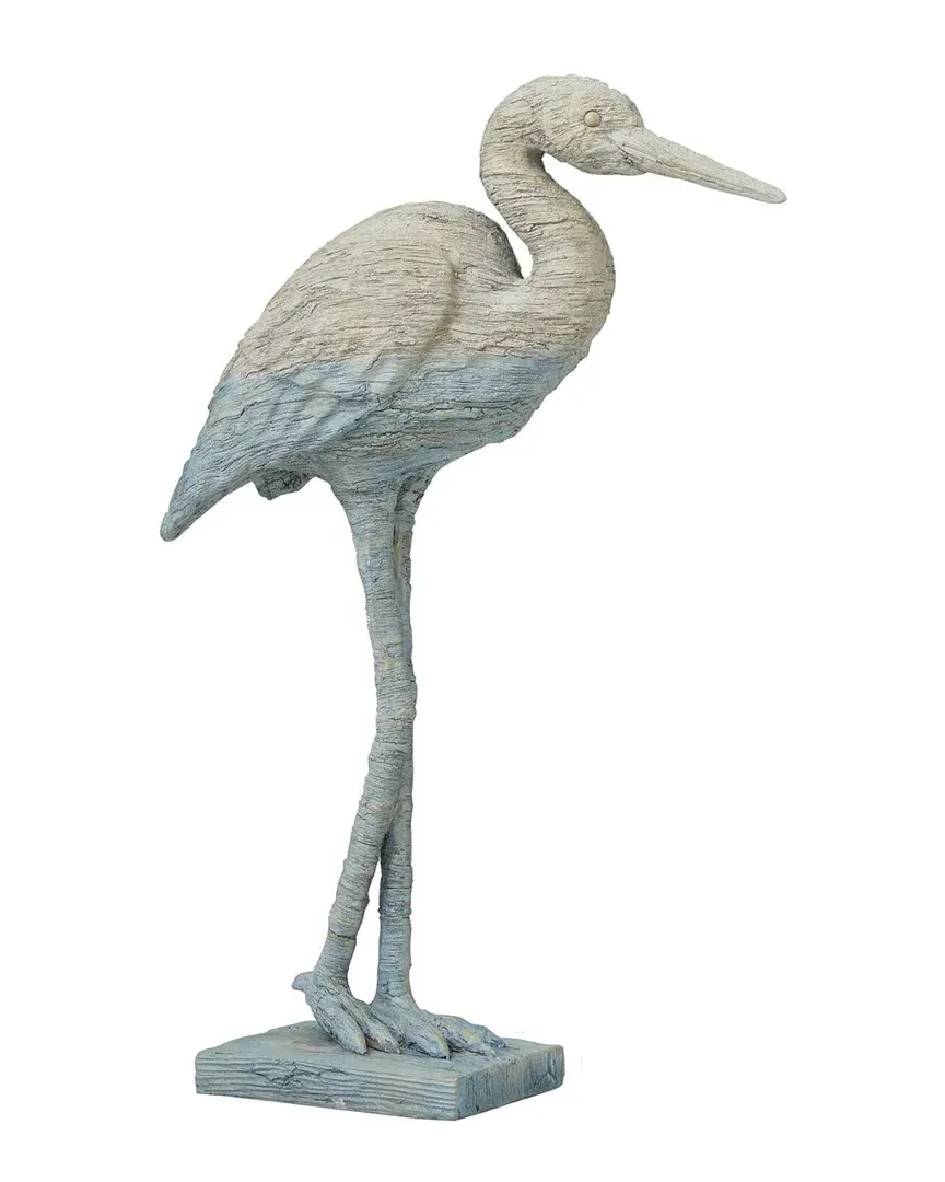 Flamingo Textured Ombre Sculpture - Light Blue, Polystone