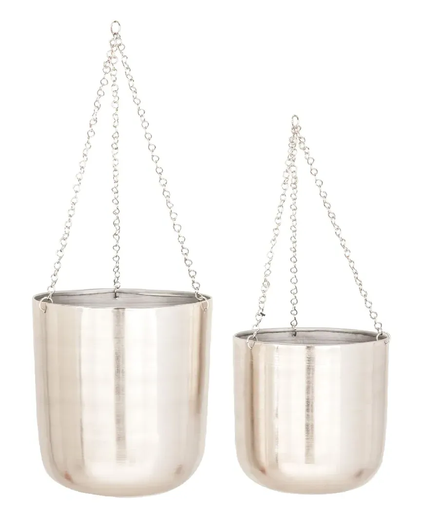 Hanging Planters - Gold, Iron image