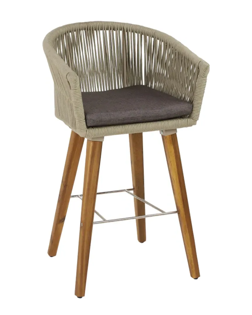 Indoor/Outdoor Bar Stool - Gray, Acacia image