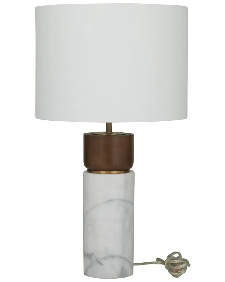 Marble Table Lamp - White