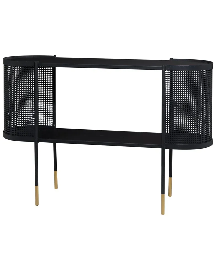 Metal Console Table - Black