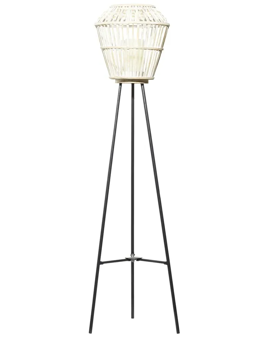 Natural Lantern - White, Iron