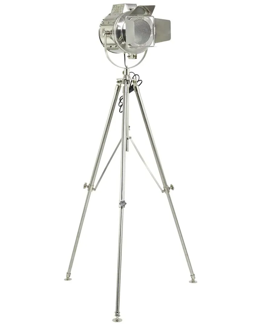 Nautical Steel Floor Lamp - Silver image