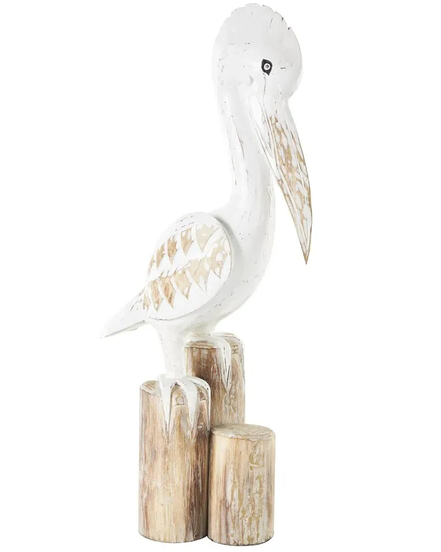 Nautical Wood Sculpture - White, Albizia Saman image