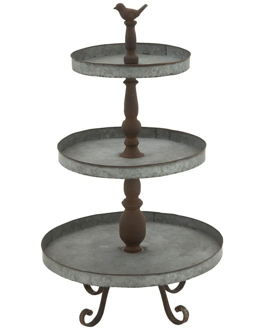 Peyton Lane 3-Tier Tray Stand - Iron image