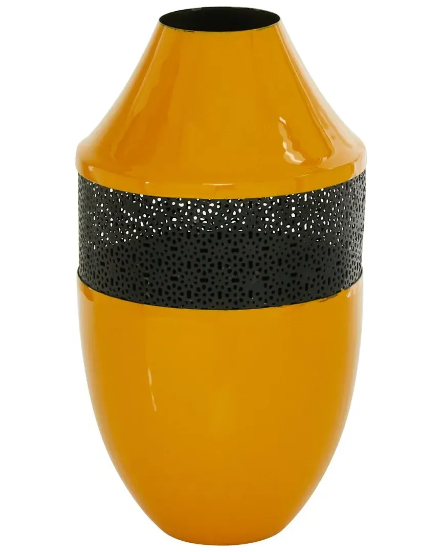 Peyton Lane Floor Vase - Yellow, Enamel image