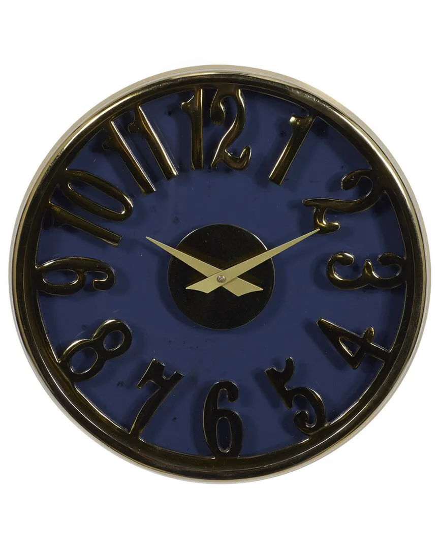 Peyton Lane Wall Clock - Blue, Aluminum image