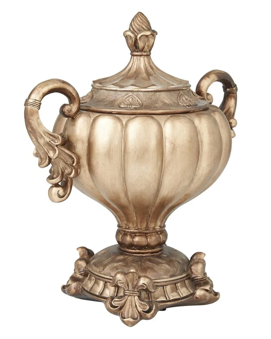 Polystone Decorative Jars - Bronze