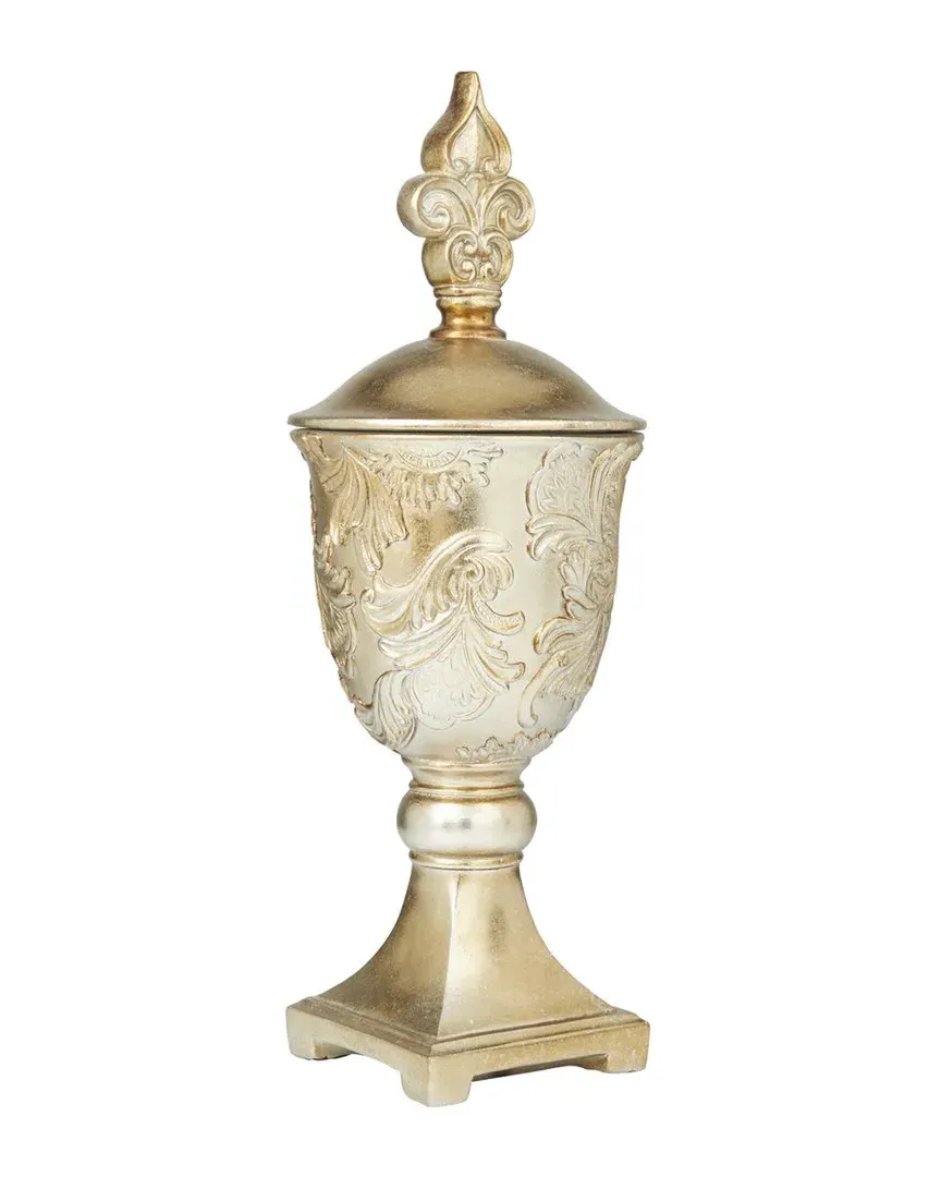 Polystone Decorative Jars - Gold