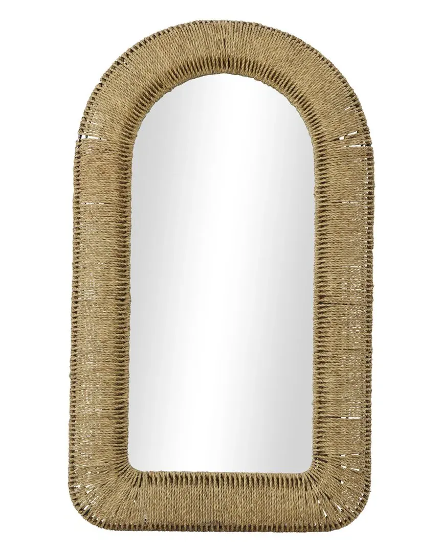 Rattan Wall Mirror - Brown