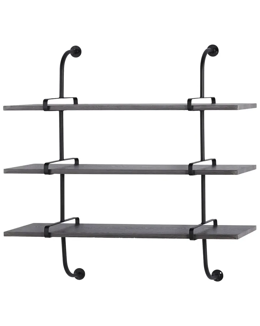 Rectangle Wall Shelf - Grey, Wood
