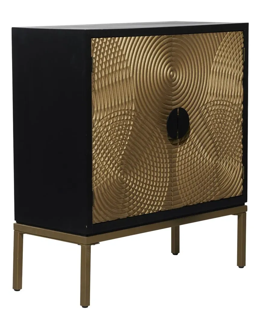 Rectangular Cabinet with Storage - Bronze, Wood image