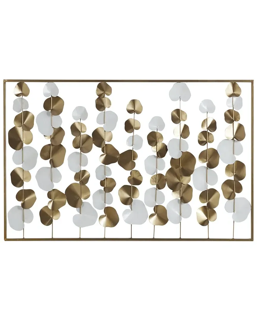 Rectangular Wall Decor - Gold, Iron image