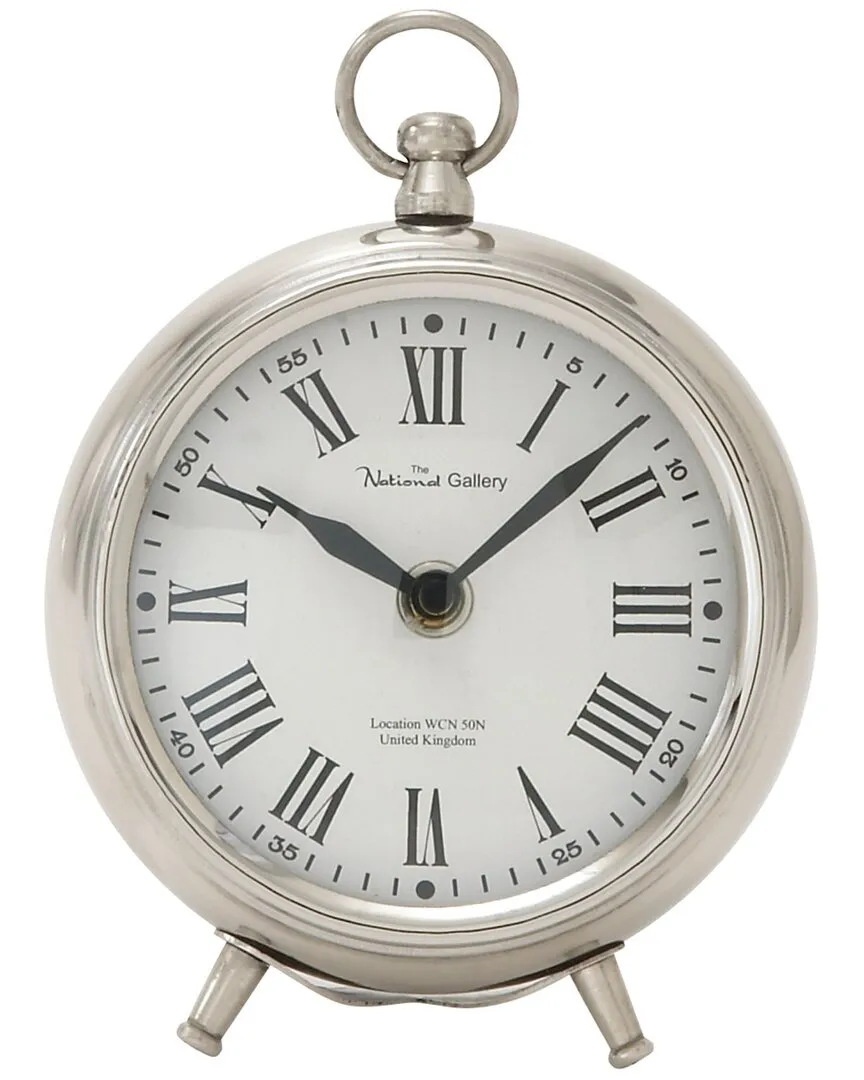 Round Clock - Silver, Stainless Steel image
