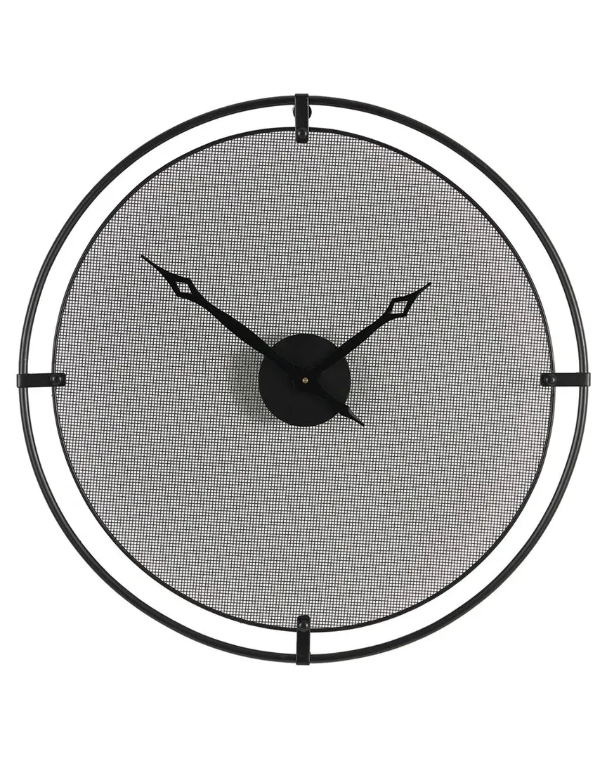 Round Wall Clock - Black, Iron image