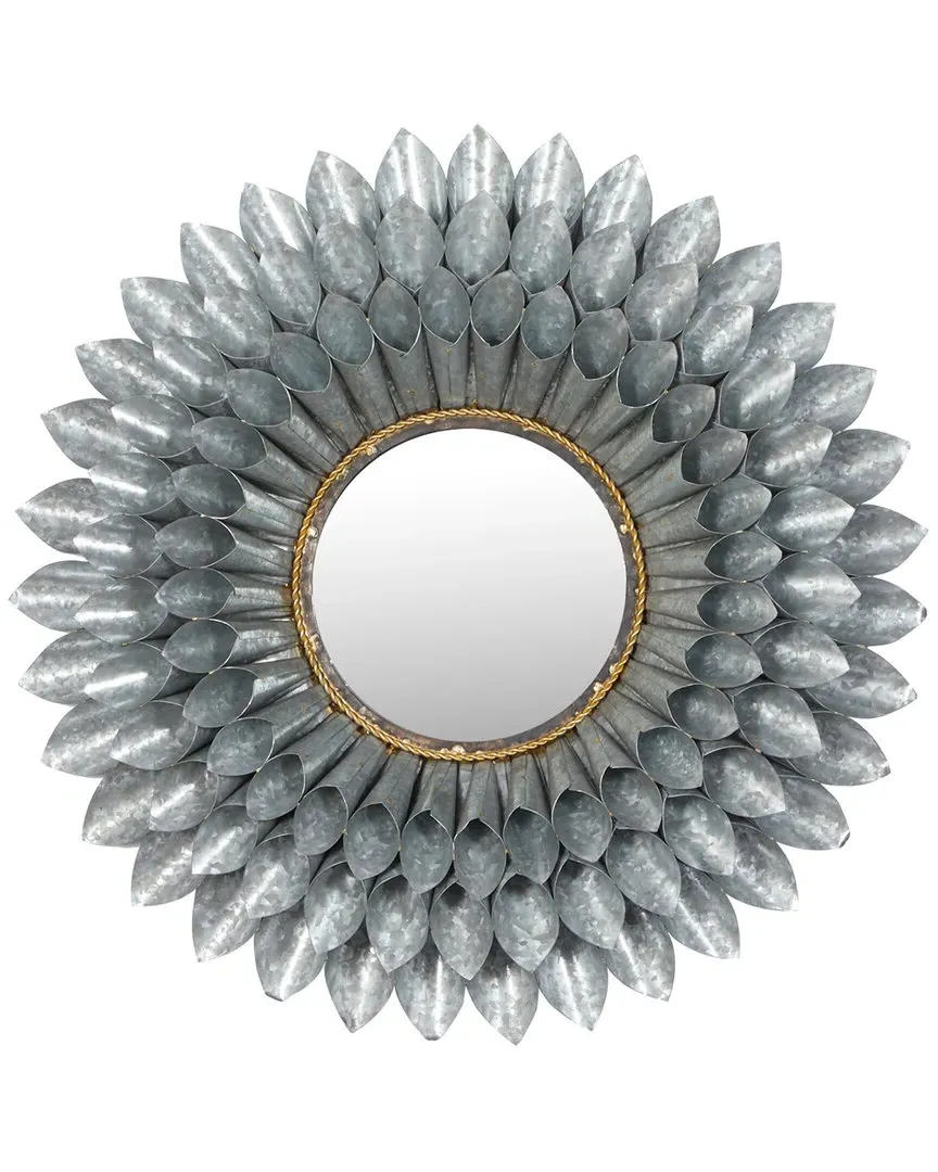 Round Wall Mirror - Multi-Colored, Metal