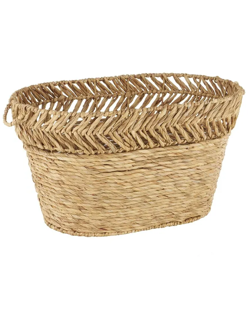 Seagrass Large Oval Storage Basket - Brown image