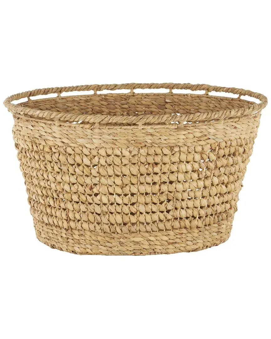 Seagrass Oval Storage Basket - Brown