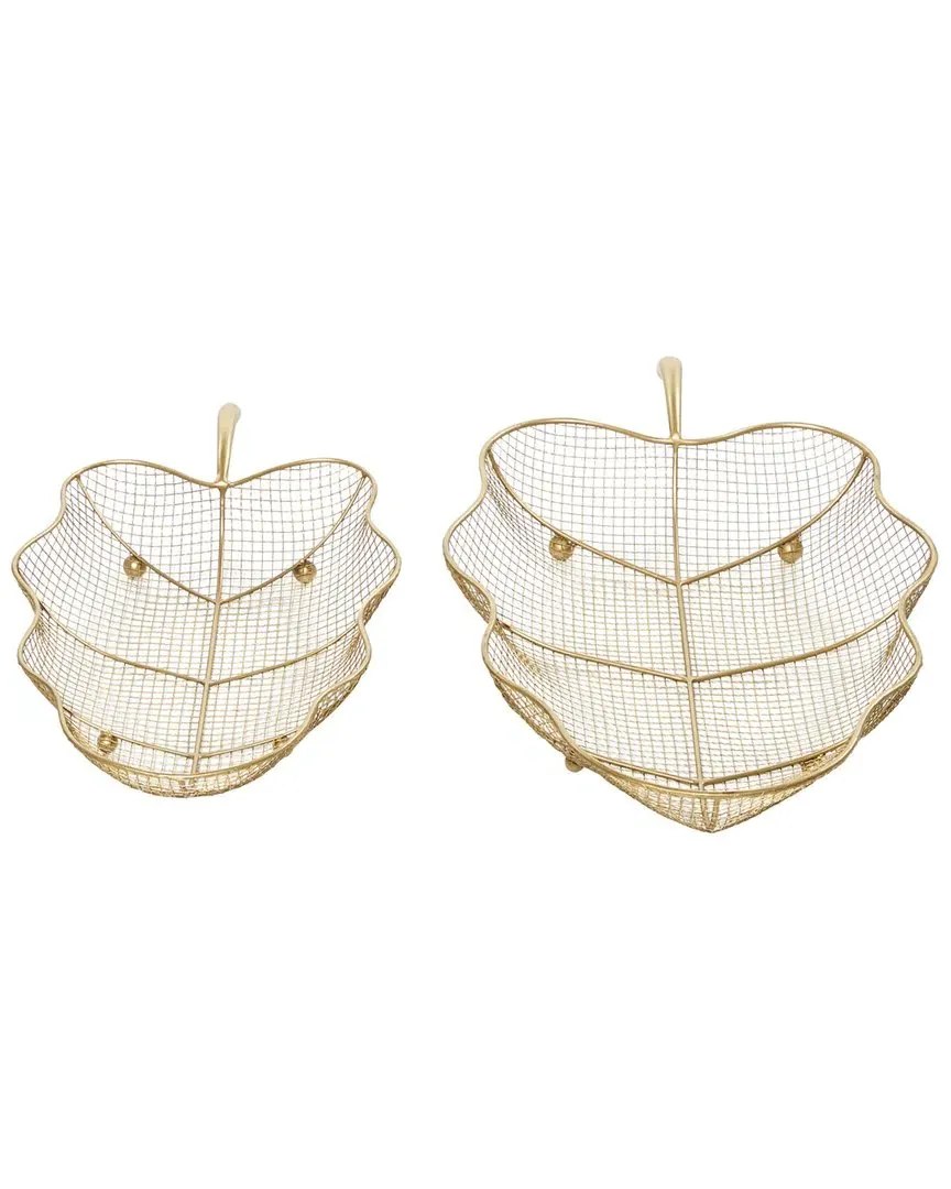 Set of 2 Trays - Gold, Iron image