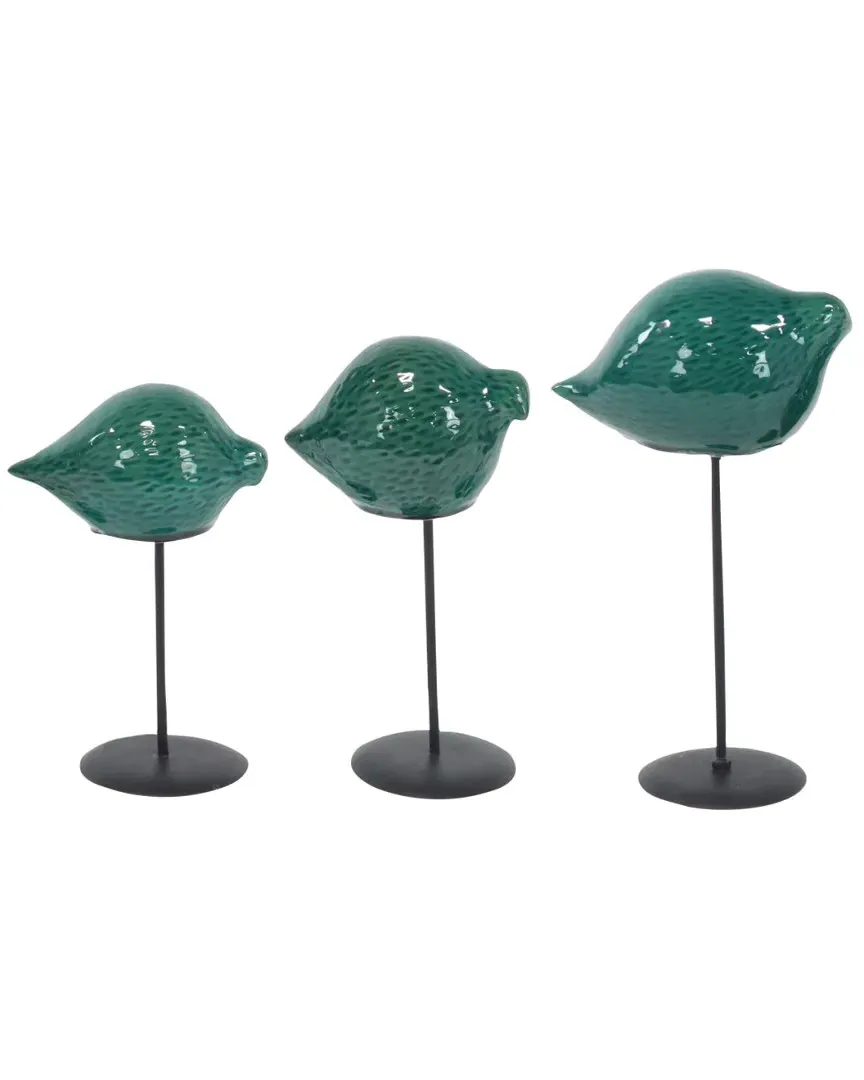 Set of 3 Sculptures - Black image