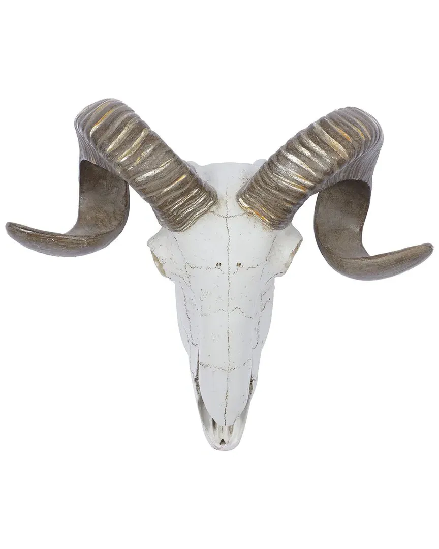 Sheep Skull Wall Decor - White, Polystone image